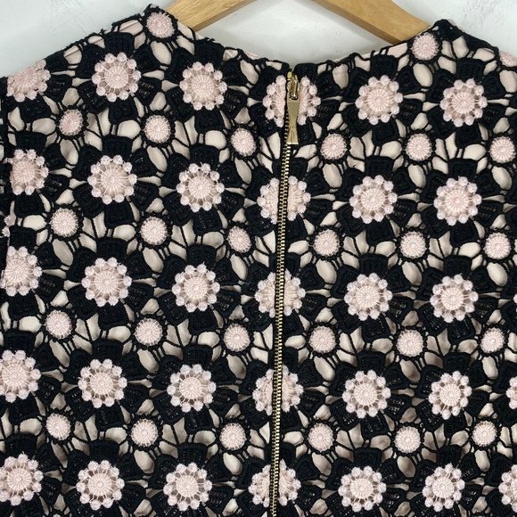 Kate Spade Dress 00 Lace Crochet Overlay Daisy Boho Preppy Holiday Formal Church - Picture 6 of 11
